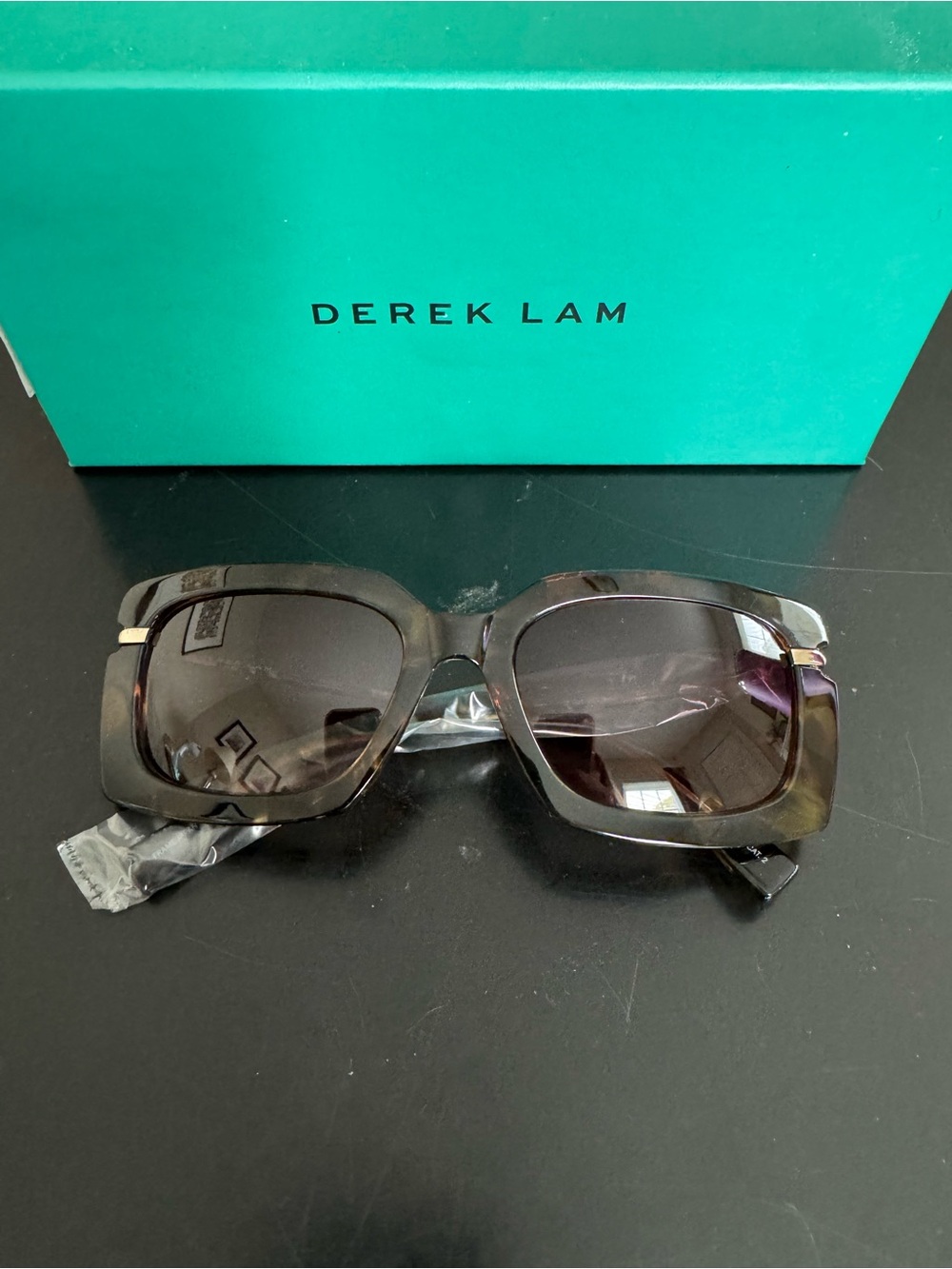 Derek Lam Nana Sunglasses Brown Forest NEW